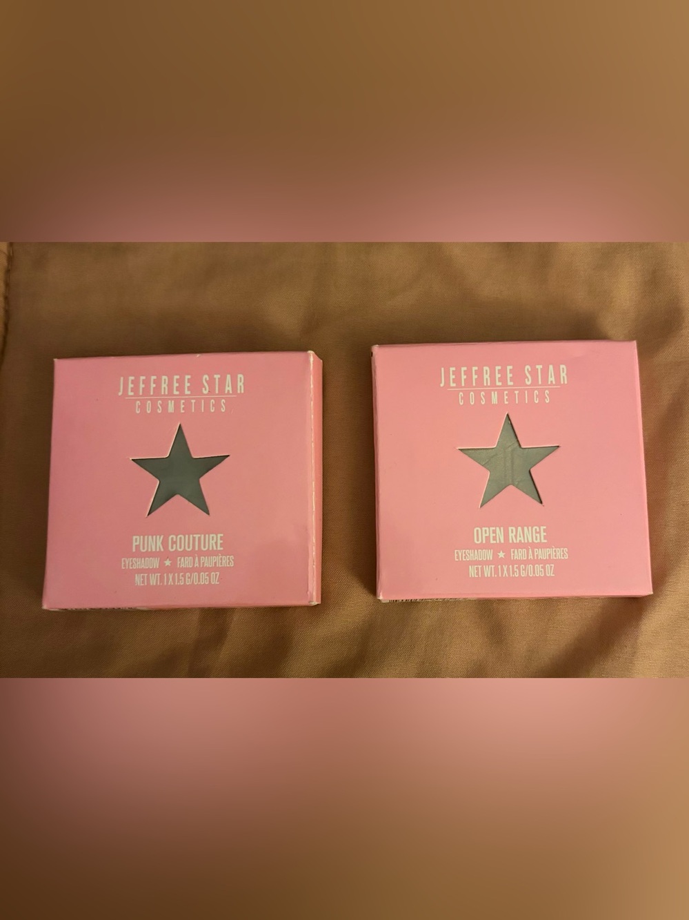2 New Jeffree Star Eyeshadows Punk Couture & Open Range